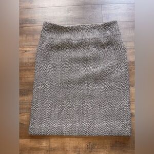 Merona Black and White Pencil Skirt